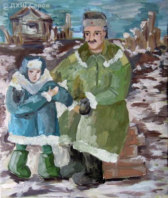 После бомбежки - Маланцева Светлана, 12 лет.JPG